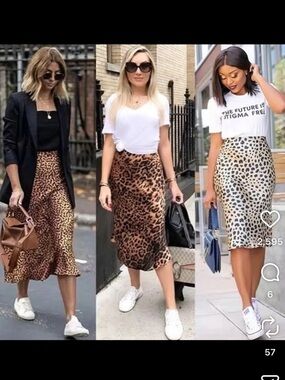 LOFT 🐆 Animal Print Midi Skirt | size: XXSP